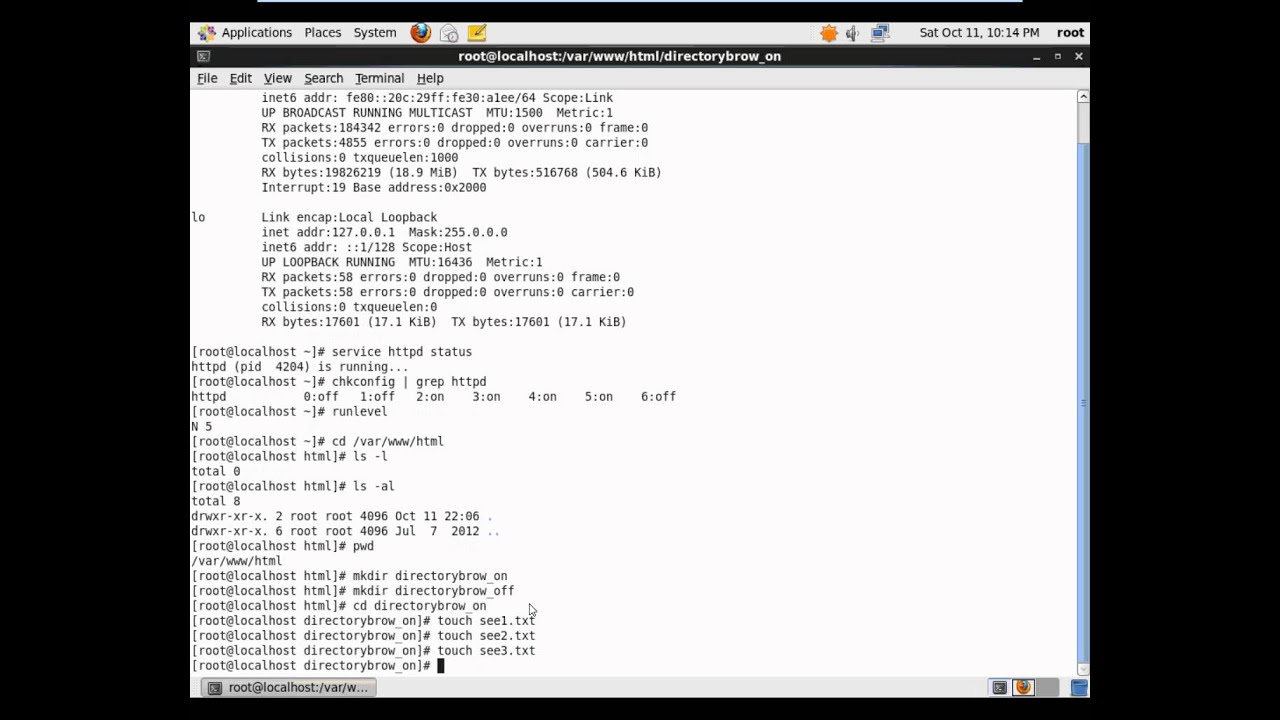 Apache - Directory Browsing - YouTube
