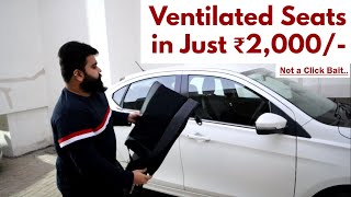 Ventilated Car Seats in ₹2000 Only | Made in India Product..