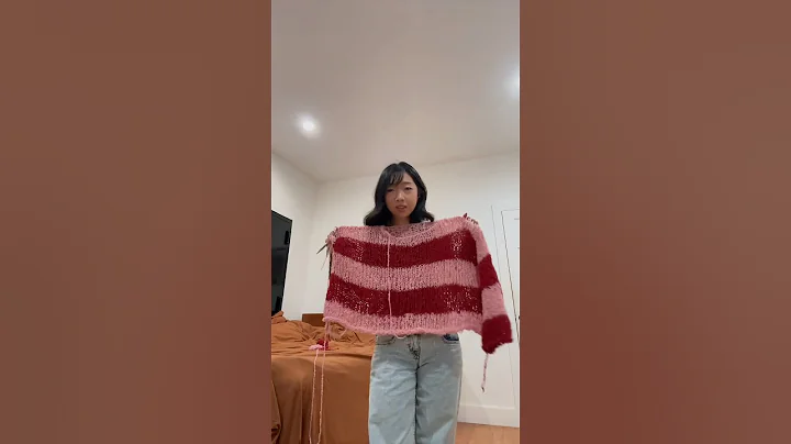 knitting a sweater in one day?? (pattern in full vid on my channel)
