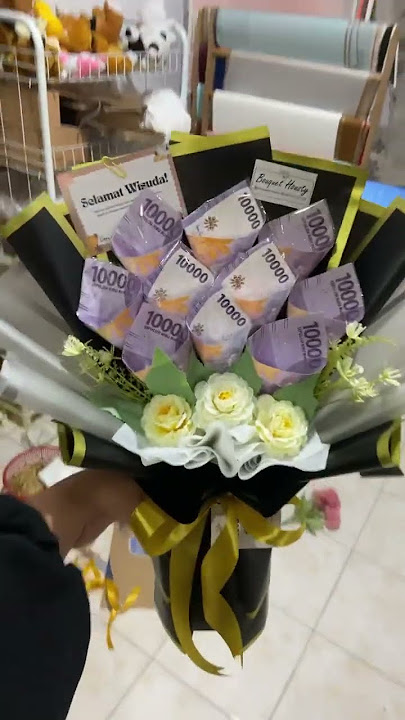 Buket Uang Untuk Acara Wisuda Anak SMP #viral #shorts