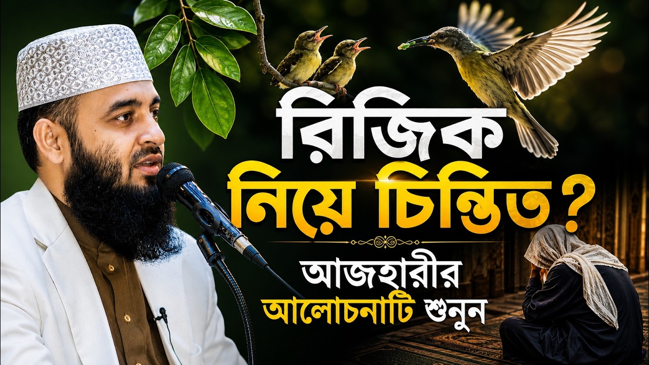 রিজিক নিয়ে চিন্তিত? | মিজানুর রহমান আজহারী ওয়াজ | Mizanur Rahman Azhari new waz | Bangla Waz 2026