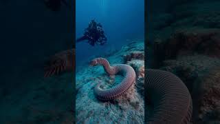 Leeches Are Waiting For Their Prey To Appear In The Deep Sea dark fear deep monster demon