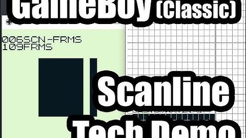 GameBoy - Scanline Tech Demo