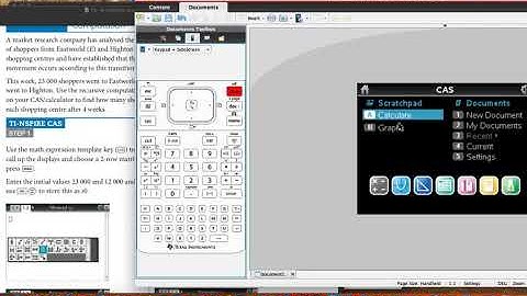 Transition matrix and recurrence relation