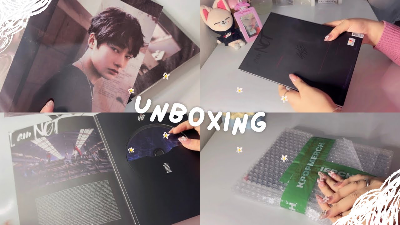 Unboxing álbum de kpop - Stray Kids I Am Not • 🌷