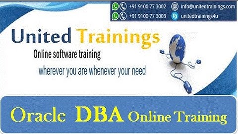 Oracle DBA Online Training || Oracle DBA Training || Oracle DBA Videos