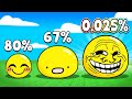 collecting the RAREST Smileys in Roblox...