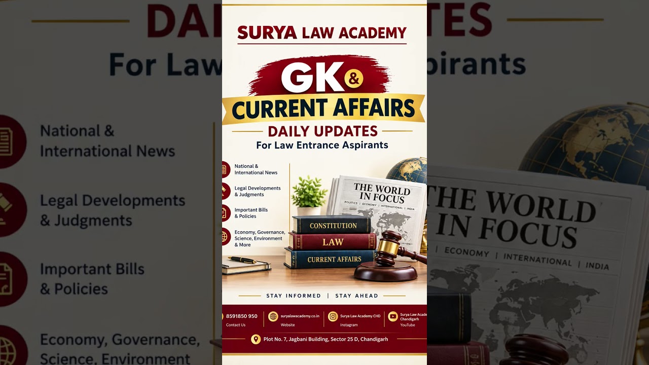 THE BEST LAW ENTRANCE COACHING IN CHANDIGARH #suryalawacademy