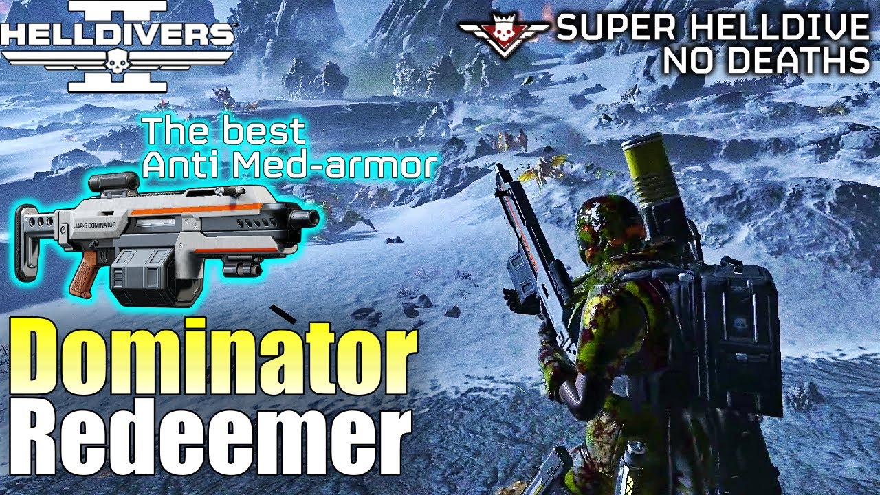 Helldivers 2 - JAR-5 Dominator on Super Helldive (No commentary, Max ...