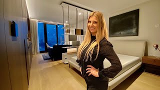 Luxury London Studio Apartment Tour in Casson Square with The Shard View (completely going through)