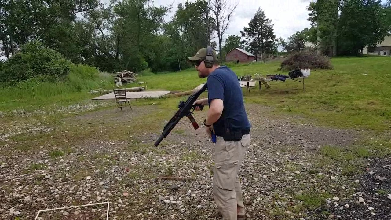 First shots with CZ Scorpion EVO Carbine set up for USPSA PCC division