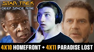 STAR TREK DS9 Homefront + Paradise Lost | 4x10/4x11 REACTION | FIRST TIME WATCHING!!