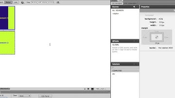Dreamweaver CC Tutorial Web Page Layout  Relative Positioning