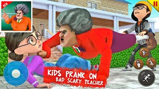 Scary Horror Evil Teacher 3D : School Pranks Game- All Levels Gameplay Walkthrough screenshot 1