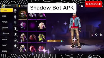 Shadow Bot APK | Shadow Bot v3 Download APK Free Fire | Working