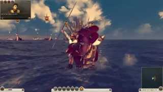 Rome 2 Total War Rome II  ~ Soldiers Tower on Sea ~ Funny BUG