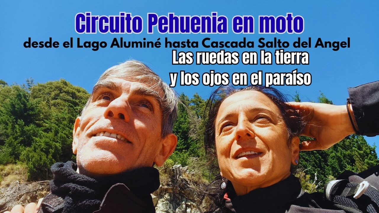 En moto de Villa Pehuenia a Cascada Caída del Ángel