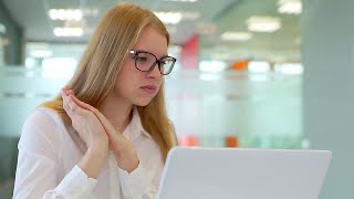 Girl With Glasses Stock Video