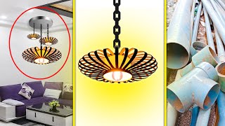 BUSINESS WITHOUT CAPITAL Making decorative hanging lamps from used pvc pipes