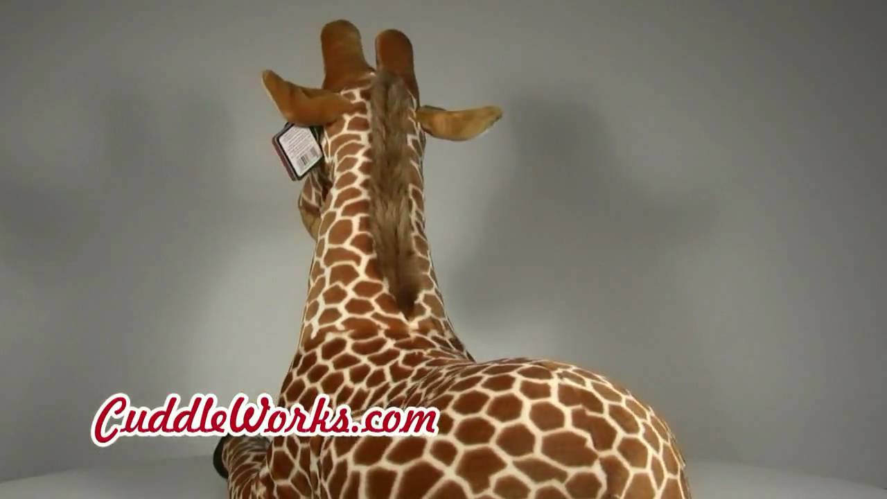 giant stuffed giraffe