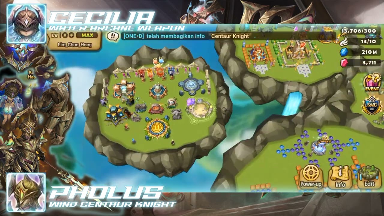 New Update SUMMONERS WAR Fushion Arcane Weapon and Centaur Knight