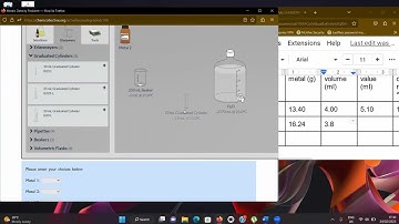 Identifying unknown metals