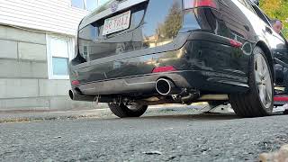 2006 Saab 9-3 Aero 2.8T muffler delete, resonators only