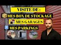 Visite de mes Parkings / Garages / Box de stockage !