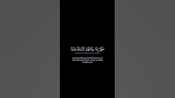 سورة الأنعام:الآية[٣١]#القرآن_الكريم #الفرقان #سورة_الأنعام #ياسر_الدوسري #القران_الكريم #قران_كريم