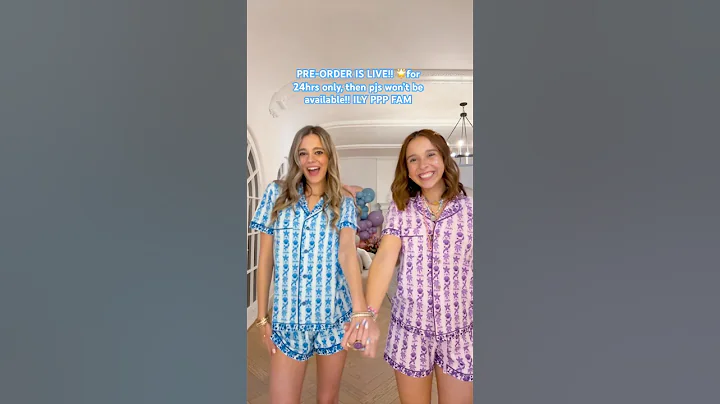 which set did you get?!💗 #pinkpalmpajamas #pinkpalmpuffpajamas