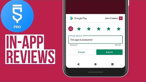 IN APP REVIEW API IN SKETCHWARE