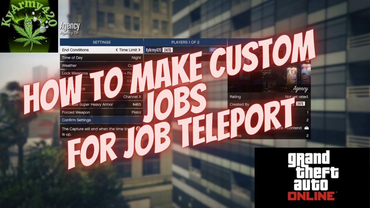 GTA 5 — Как создать пользовательские задания для телепорта на PS4