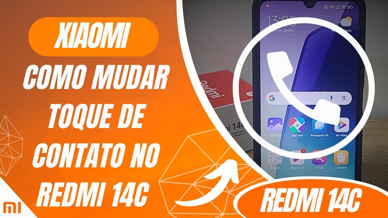 Como mudar toque de contato no Redmi 14C - Passo a passo