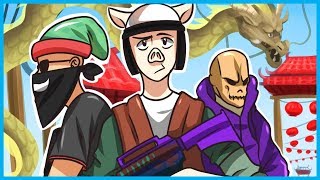 CHINA NUMBAH ONE!!  H1Z1 Funny Moments Asia Server Edition! w/ Pineapples & Marksman!