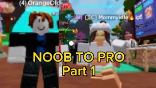 Noob To Pro Part 1 Roblox Bedwars Mobile.
