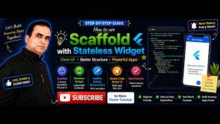 15. Flutter Scaffold in Stateless Widgets | Scaffold in Stateless Class in Flutter