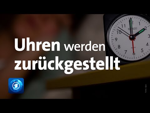 Video: Wann werden die Uhren zurückgedreht?