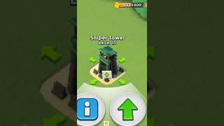 Boom Beach: Sniper Tower Levels 1-25 #shorts screenshot 5