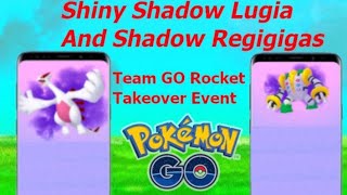 Team GO Rocket Takeover (October 2023): Shiny Shadow Lugia and Shadow  Regigigas!