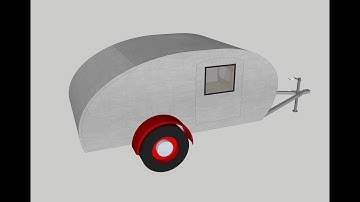 Grumman 2 Teardrop Build Part 9 - Creating sides in 3D