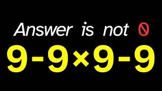 Can You Solve This Tricky Math Problem?
