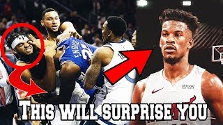 Karl anthony towns and joel embiid got into a huge fight when the
philadelphia 76ers vs. minnesota timberwolves. here's why it happened.
personal ig: https:/...