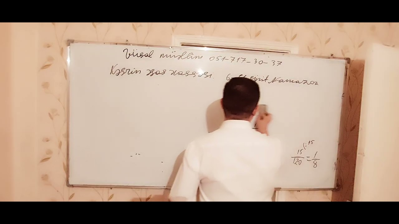 6-cı sinif Namazov. Kəsrin əsas xassəsi