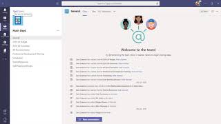 Microsoft Teams for Education - Managing Team Channels