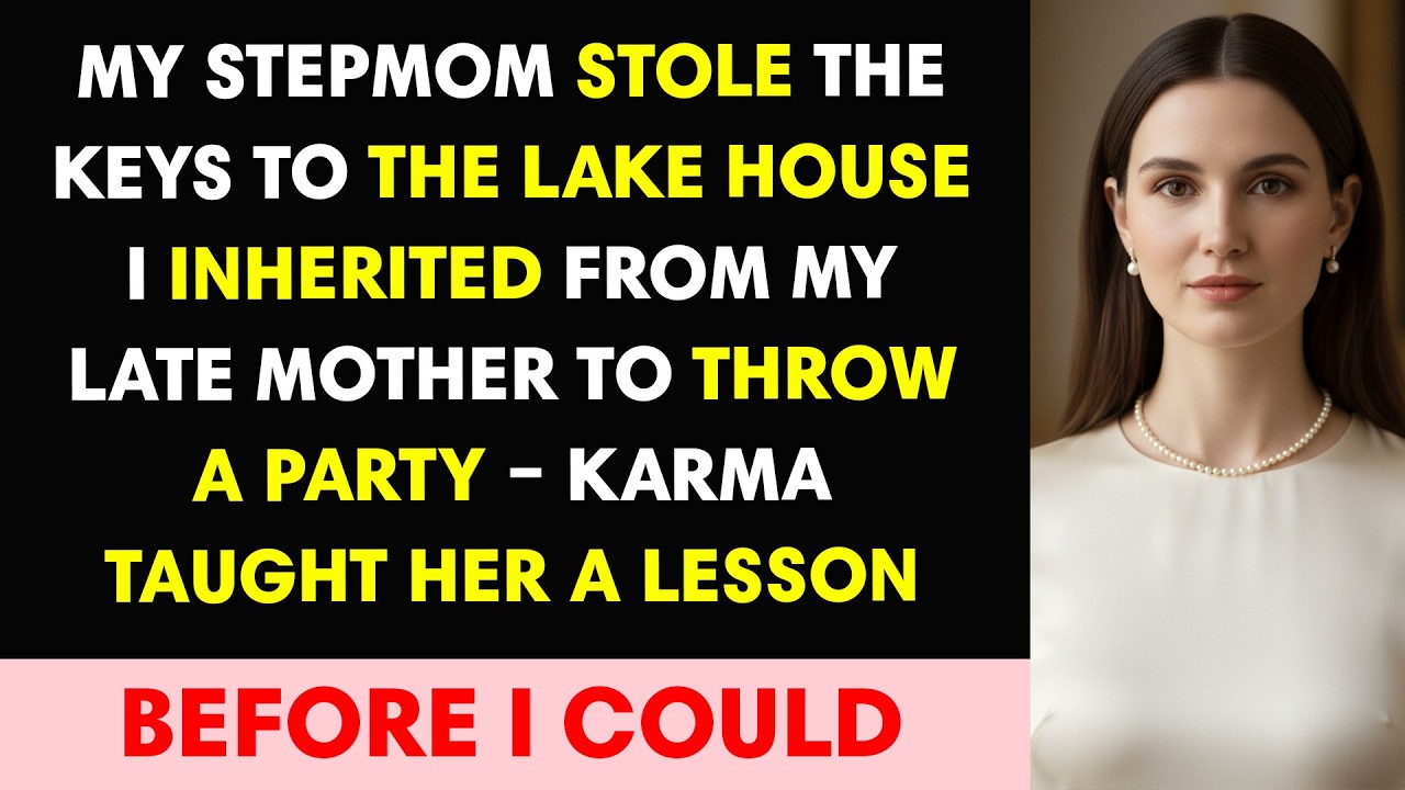 My Stepmom Stole the Keys to the Lake House I Inherited from My Late Mother to Throw a Party...