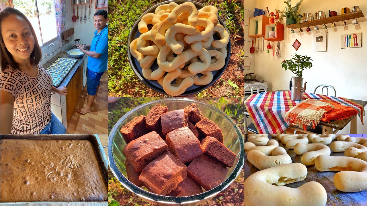NOSSO CAFÉ COM VÁRIAS DELÍCIAS+ COZINHA CAIPIRA MAIS LINDA AINDA!!!