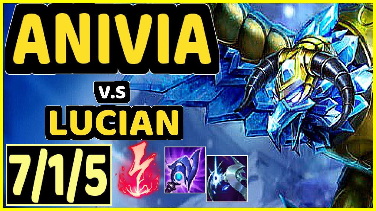 SHOWMAKER (ANIVIA) vs LUCIAN - 7/1/5 KDA MID GAMEPLAY - KR Ranked DIAMOND