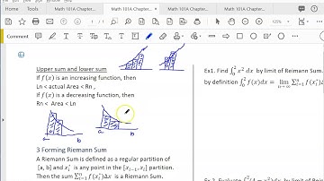 Openstax Calculus Ch 5.1 part 3 Reimann Sum