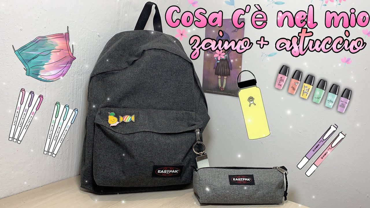 COSA C’È nel mio ZAINO+ASTUCCIO 💕// BACK TO SCHOOL 2021-2022 #7