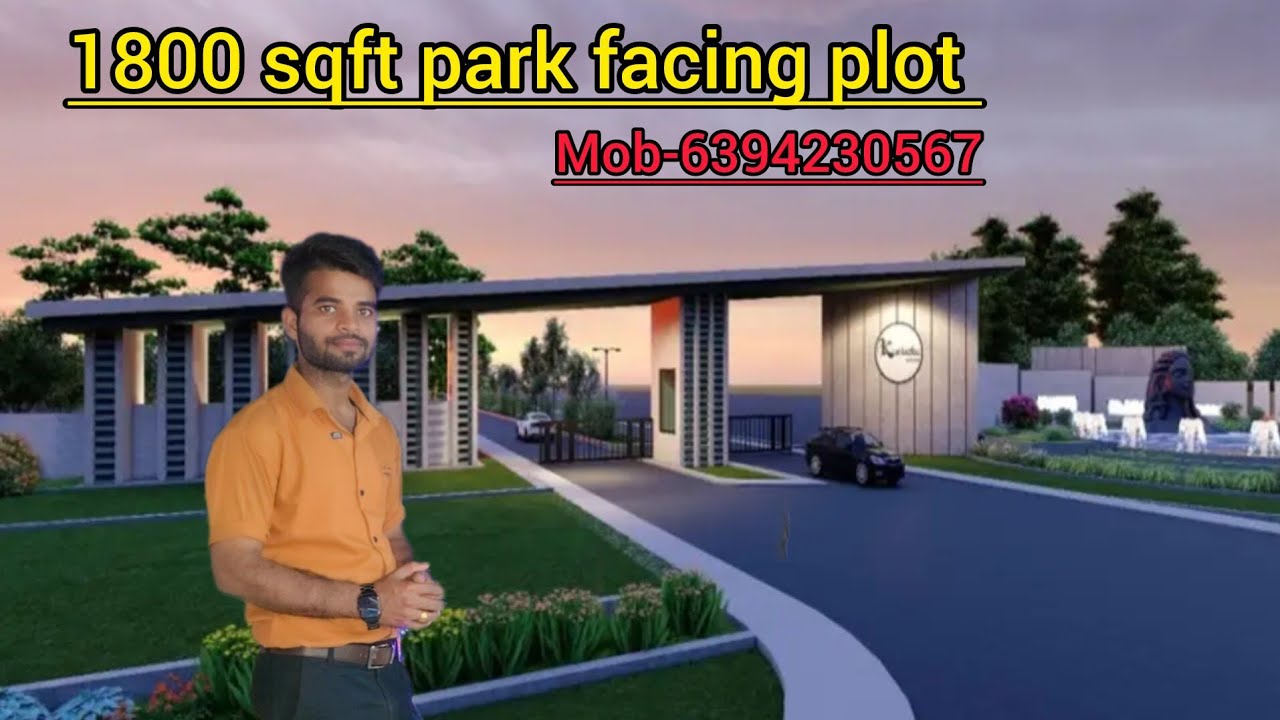 1800 sqft park facing plot/ kailasha enclave Sultanpur road lucknow/ lucknow property 